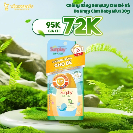 Chống Nắng Sunplay Cho Bé Và Da Nhạy Cảm Baby Mild 30g