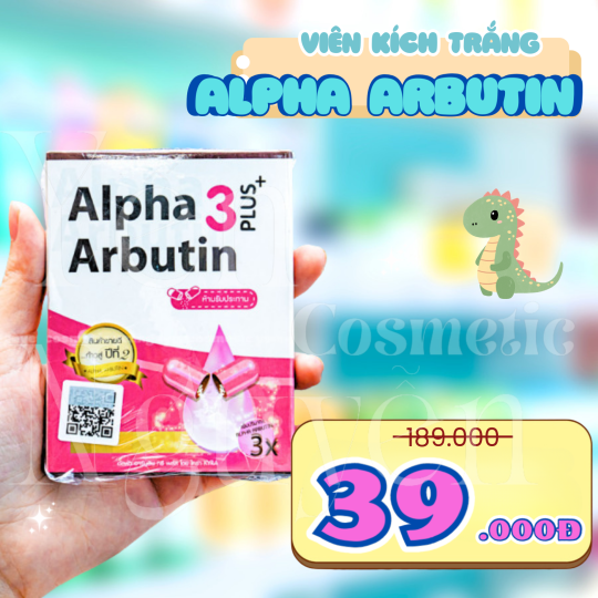 Viên Kích Trắng Alpha Arbutin 3 Plus+ (10x250mg) (Ban Đêm)