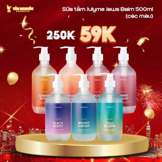 sữa tắm julyme sunset freesia 500ml