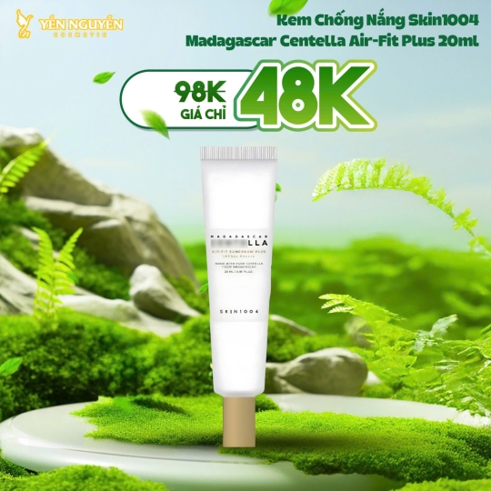 Kem Chống Nắng Skin1004 Madagascar Centella Air-Fit SunCream SPF50+ PA++++