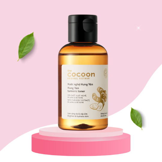 Nước Cân Bằng Nghệ Hưng Yên Cocoon Turmeric Toner 140ml