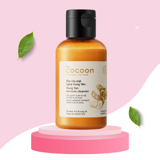 Sữa Rửa Mặt Cocoon Chiết Xuất Từ Nghệ Hưng 140ml