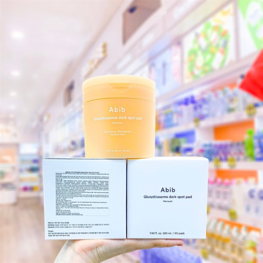 Toner Pad Abib Glutathiosome Dark Sport Touch 220ml/60 Pads