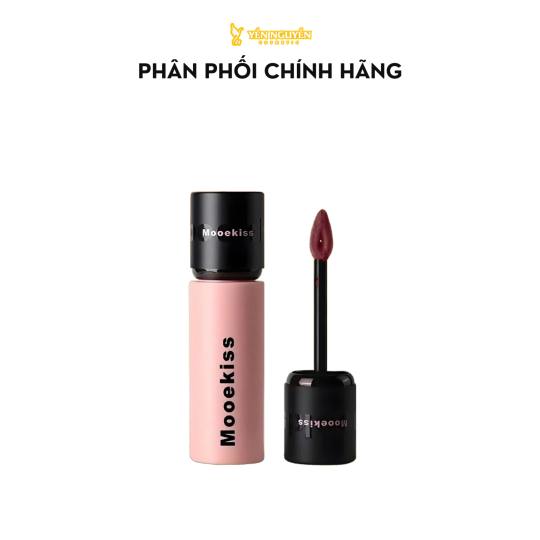Son Kem Bùn Mooekiss Nhung Mờ Vỏ Hồng Đen Velvet Lip Mud Mịn Môi 3g