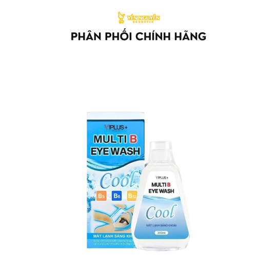 Nước Rửa Mắt VIPLUS+ Multi B Cool Eye Wash 300ml