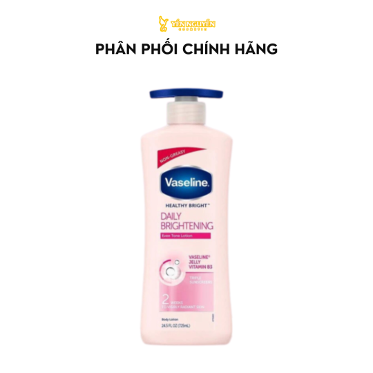 Dưỡng Thể Vaseline Healthy Bright Daily Brightening 725ml
