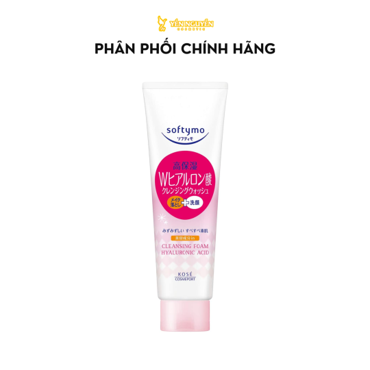 Sữa rửa mặt Kose Softymo Hyaluronic Acid 190g