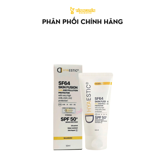 Kem Chống Nắng Hyaestic Skin Fusion SF64 Sun And Pollution Protector SPF50+ Bảo Vệ Tối Đa 50ml