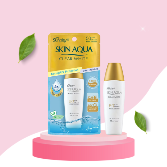 Sữa Chống Nắng Sunplay Skin Aqua Clear White CC Milk SPF50+/PA++++ 25g