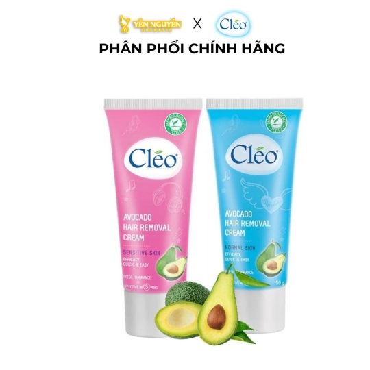 Kem Tẩy Lông Chiết Xuất Từ Bơ CLEO Avocado Hair Removal Cream