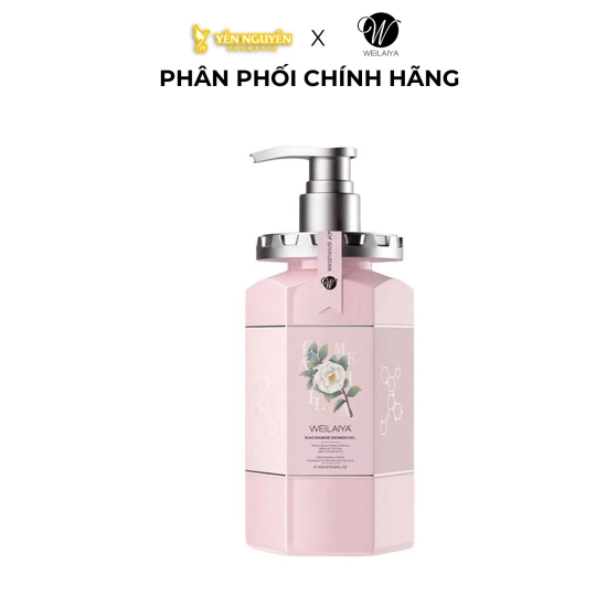 Sữa Tắm Trắng Da Weilaiya Niacinamide Shower Gel 450ml