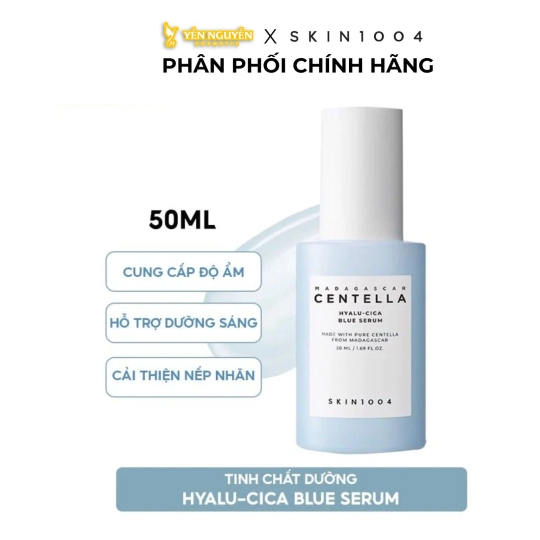  Tinh Chất Dưỡng Ẩm, Làm Sáng Da Skin1004 Madagasca Centella Hyalu-Cica Blue Serum 50ml