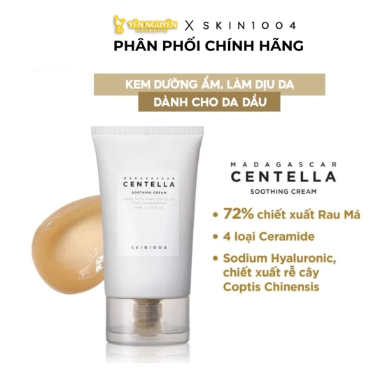 Kem Dưỡng Dịu Da Skin1004 Madagascar Centella Soothing 75ml 