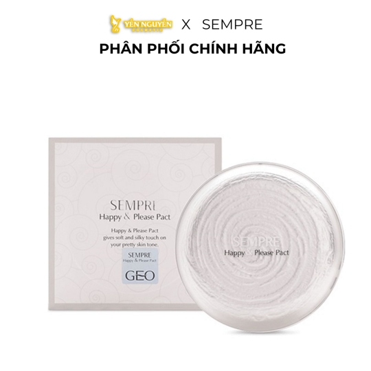 Phấn Phủ GEO SEMPRE Happy & Please Pact 22g 