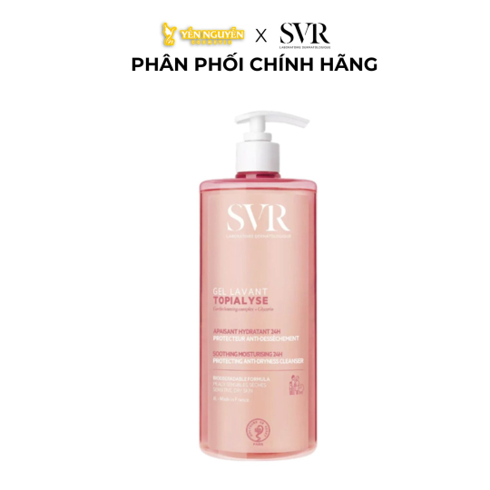 Gel Rửa Mặt Dưỡng Ẩm Và Làm Sạch Da Mặt SVR Topialyse Gel Lavant 400ml
