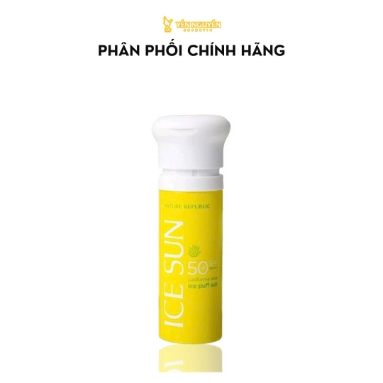 Xịt Chống Nắng Nature Republic Ice Sun California Aloe Ice Puff Sun SPF50+ PA++++ 100ml