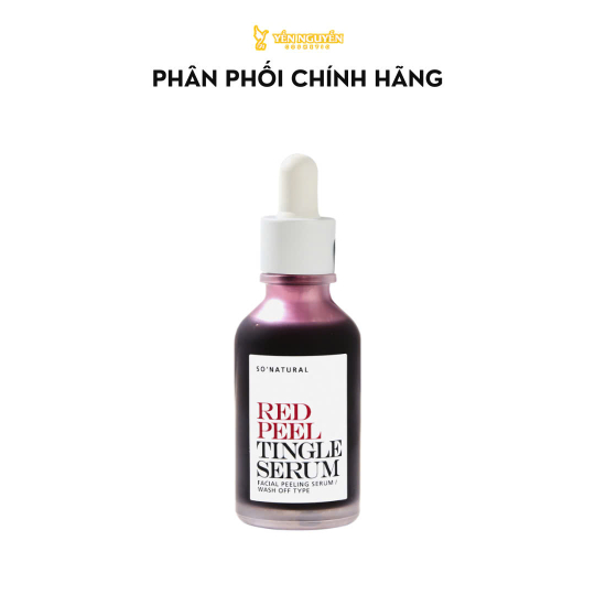 Serum So'Natural Red Peel Tingle Làm Giảm Mụn, Tái Tạo Làn Da 35ml