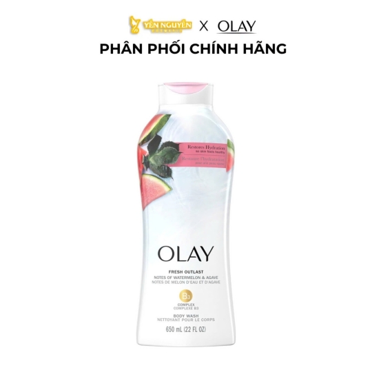 Sữa tắm Olay Fresh Outlast Notes of Watermelon & Agave