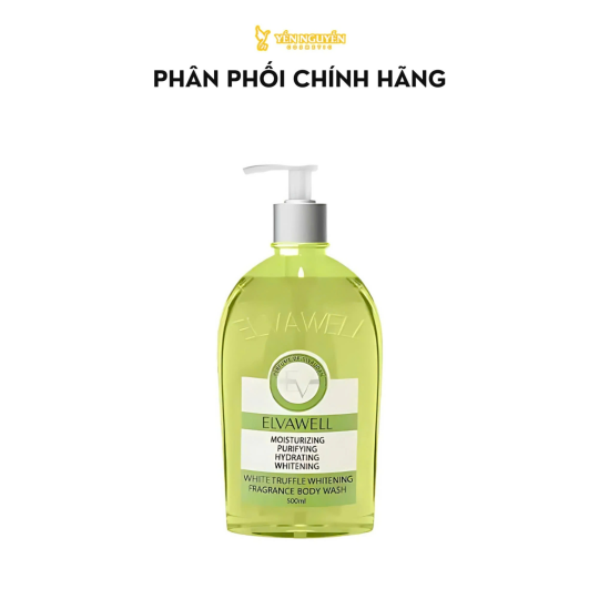 Sữa tắm White Truffle Whitening Elvawell - Elva Spirit 500ml