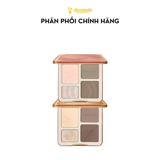 Bảng Highlight Và Tạo Khối Judydoll Highlight & Contour Palette 4 ô