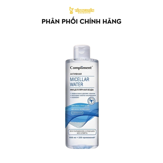 Nước Tẩy Trang Compliment Micellar Water Active 400mL