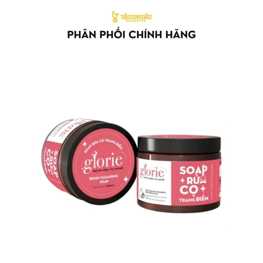 Soap Rửa Cọ Trang Điểm Glorie Brush Cleansing Soap 130g