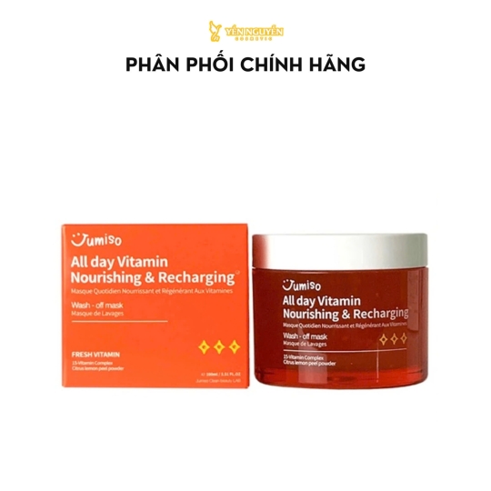Mặt Nạ Jumiso All day Vitamin Nourishing & Recharging Wash-Off Mask