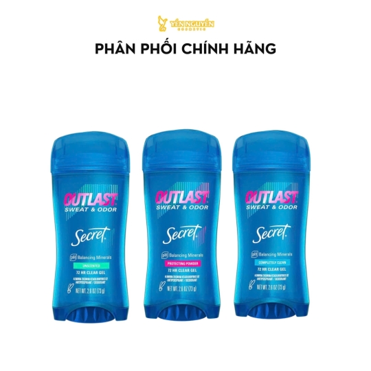 Lăn khử mùi Secret Outlast Clear Gel 73gr