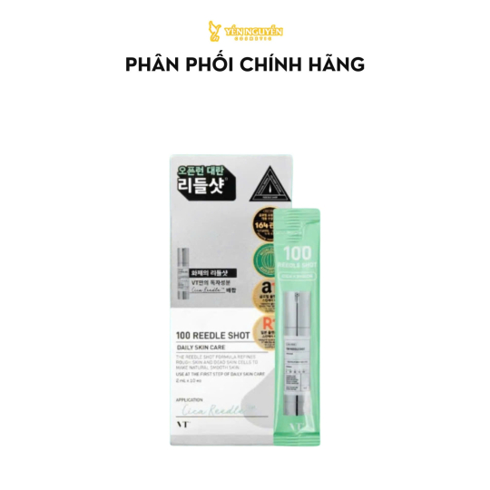 Tinh Chất Vi Kim Tái Tạo Và Căng Bóng Da VT Reedle Shot 100 (hộp 2ml x 10)