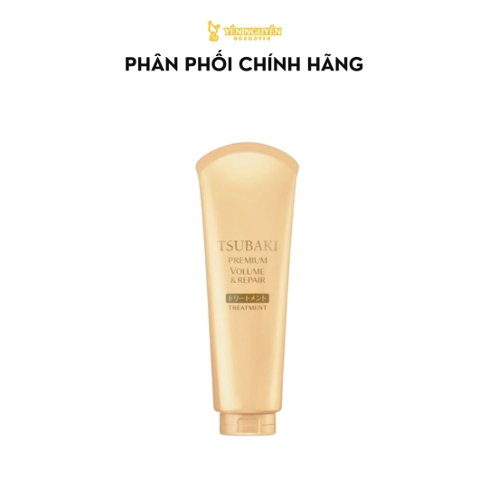 Kem Xả Tsubaki Premium Volume & Repair Treatment Phục Hồi Ngăn Rụng Tóc 180g 