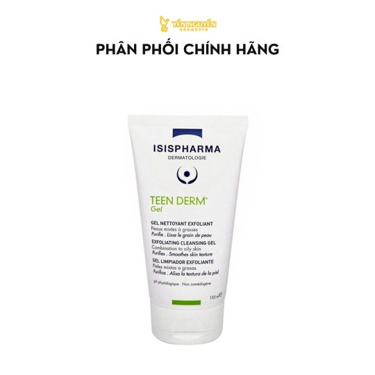 Sữa Rửa Mặt Isis Pharma Teen Derm Gel Giảm Nhờn Và Ngăn Ngừa Mụn 150ml