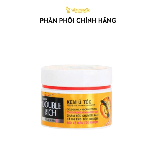  Kem Ủ Tóc Double Rich Hair Mask Extra Damage Chăm Sóc Chuyên Sâu Cho Tóc Nhuộm  150g