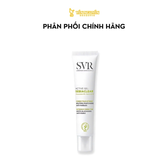 Gel Dưỡng SVR Phục Hồi Chuyên Sâu Cho Da Dầu Mụn Active Gel 40ml