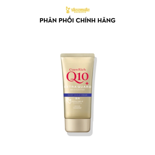 Kem Dưỡng Tay Kose Coen Rich Q10 Extra Guard Medicated Moist Shield Cream 80g