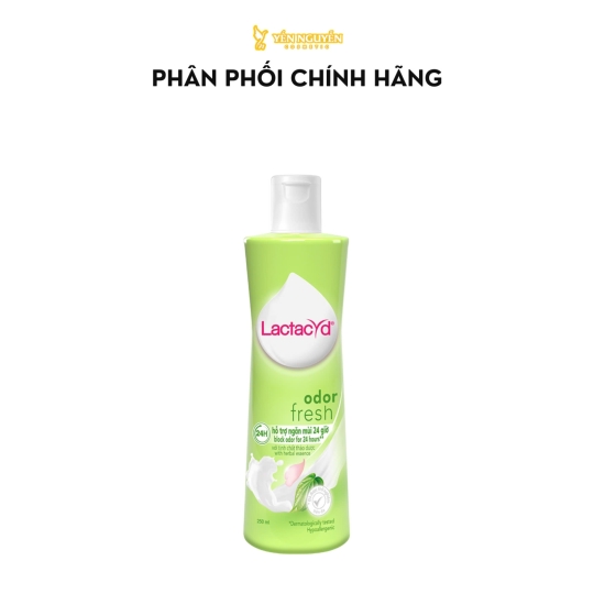 Dung Dịch Vệ Sinh Phụ Nữ Lactacyd Odor Fresh Ngăn Mùi 24H Chai 250ml