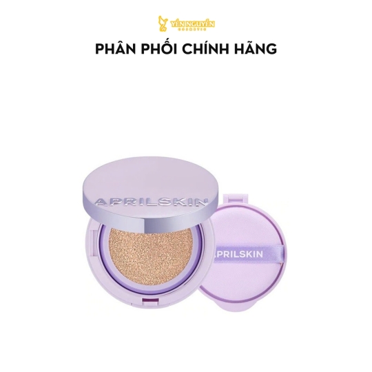 Phấn Nước Aprilskin Ultra Slim Cushion Siêu Mỏng Nhẹ Tone 23 Natural Beige 15g