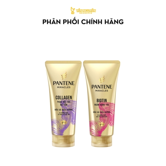 Dầu Xả Pantene 3 Minute Miracle Biotin Strength Intensive Serum Conditioner 3 Phút Diệu Kỳ Ngăn Rụng Tóc 150ml
