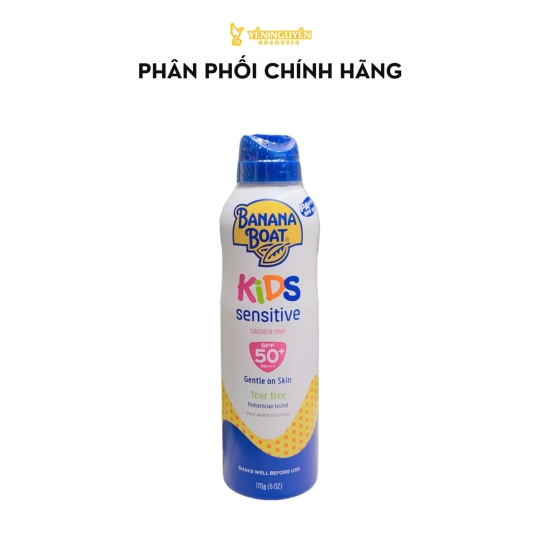 Xịt Chống Nắng Cho Trẻ Em Banana Boat Simply Protect Kids SPF50 170g
