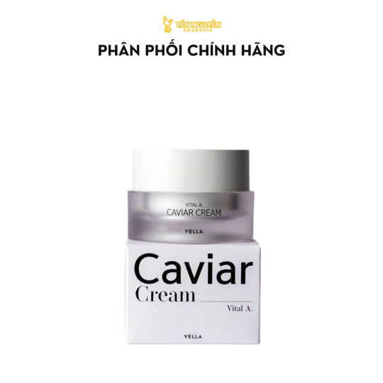 Kem Dưỡng Da Caviar Cream Vital A. VELLA 50ml Trứng Cá Tầm Hỗ Trợ Chống Lão Hoá 