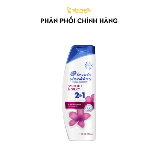 Dầu Gội & Xả 2in1 Head&Shoulder Smooth & Silky 370ml