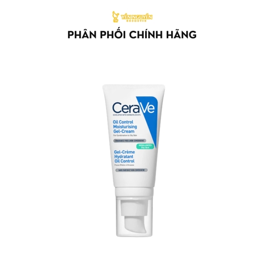 Kem Dưỡng CeraVe Oil Control Moisturising Gel-Cream Kiềm Dầu 52ml