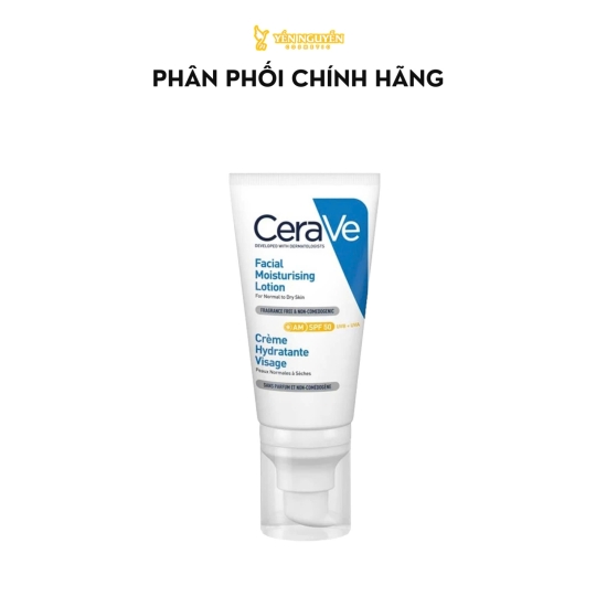 Sữa Dưỡng Ẩm Ban Ngày CeraVe Facial Moisturizing Lotion  AM SPF25 Dành Cho Da Thường Đến Da Khô 52ml