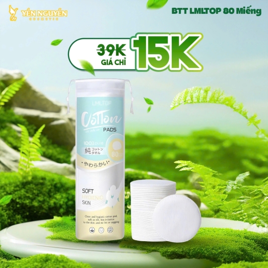 Bông Tẩy Trang LMLTOP 80 miếng